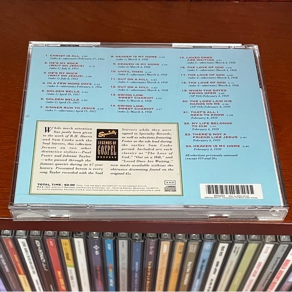 EUC The Soul Stirrers “Heaven Is My Home” CD was released 1993 Specialty Records - Picture 4 of 6